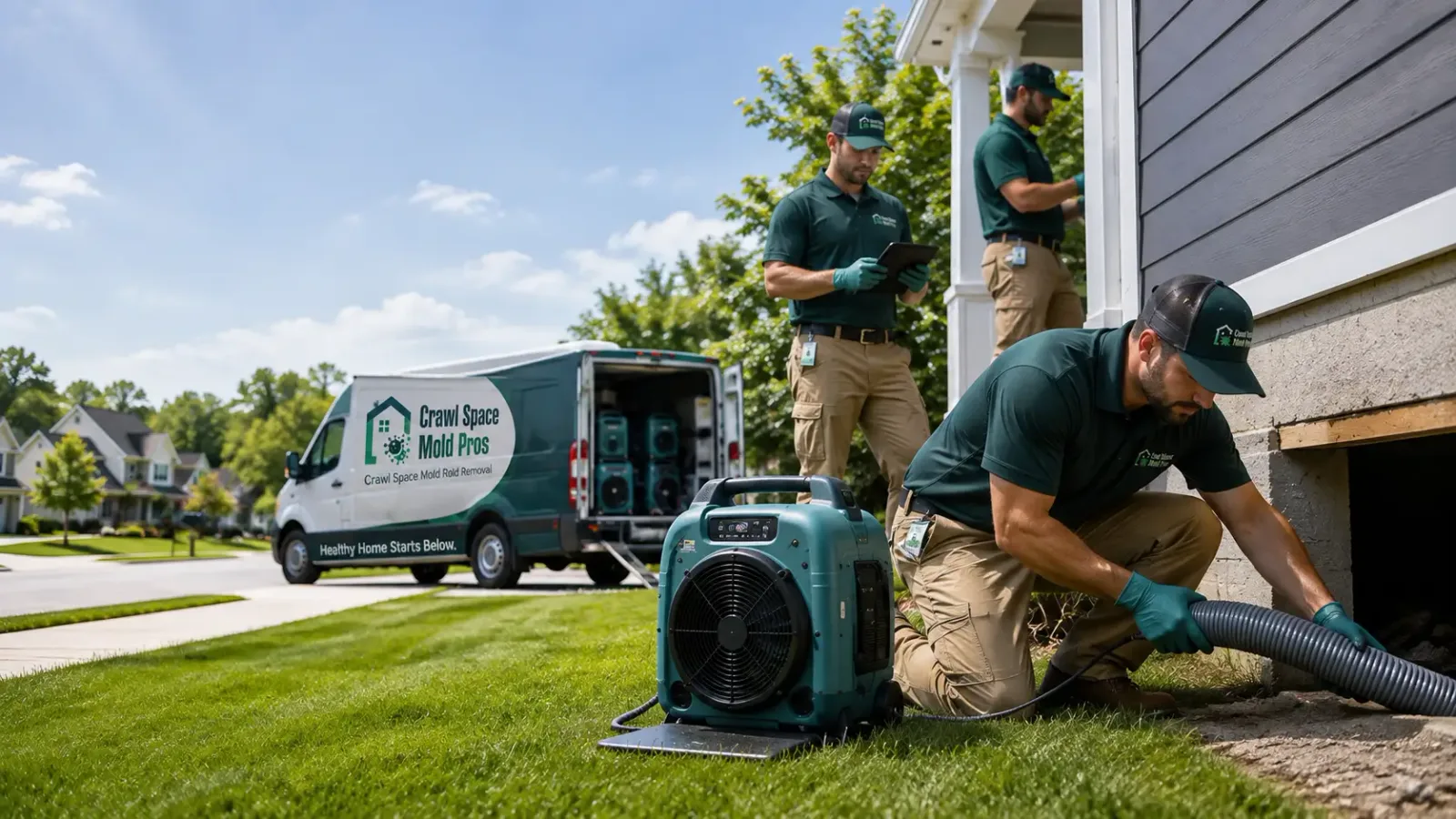 Crawl Space Mold Removal in Ogallala, NE